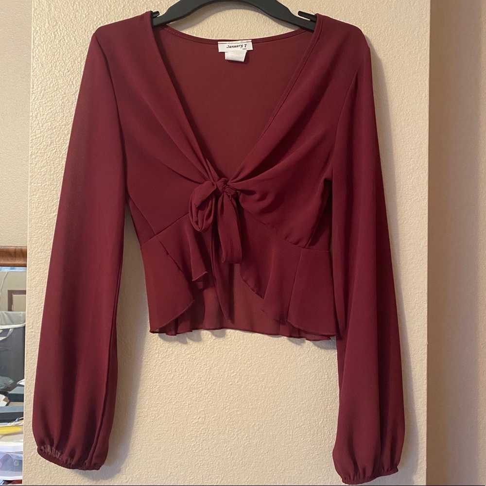 Sheer Tie Top